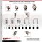 Service Caster 3 Inch 316SS Maroon Poly Swivel 1 Inch Expanding Stem Caster Lock Brake SCC SCC-SS316TTLEX20S314-PPUB-MRN-1 - alternate 3